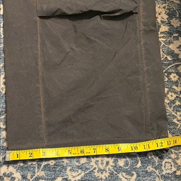 Urban Outfitters Sloan Nylon Balloon Distressed Pants In Slate Y2K Inspired Boho - Picture 12 of 16